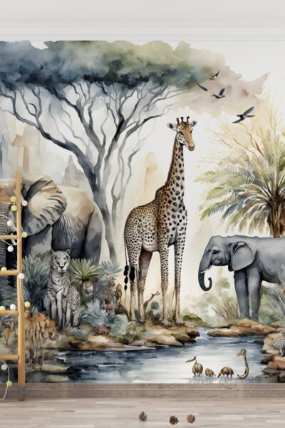 Safari Watercolor - 011